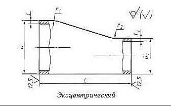 Перехід зварювальний концентричний DN57*3--32*3 1656183576 фото
